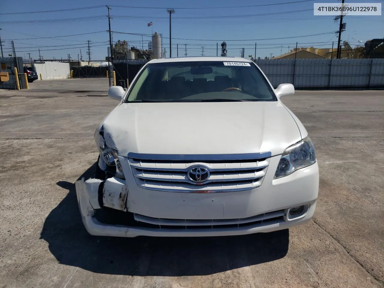 2006 Toyota Avalon Xl VIN: 4T1BK36B96U122978 Lot: 70145724