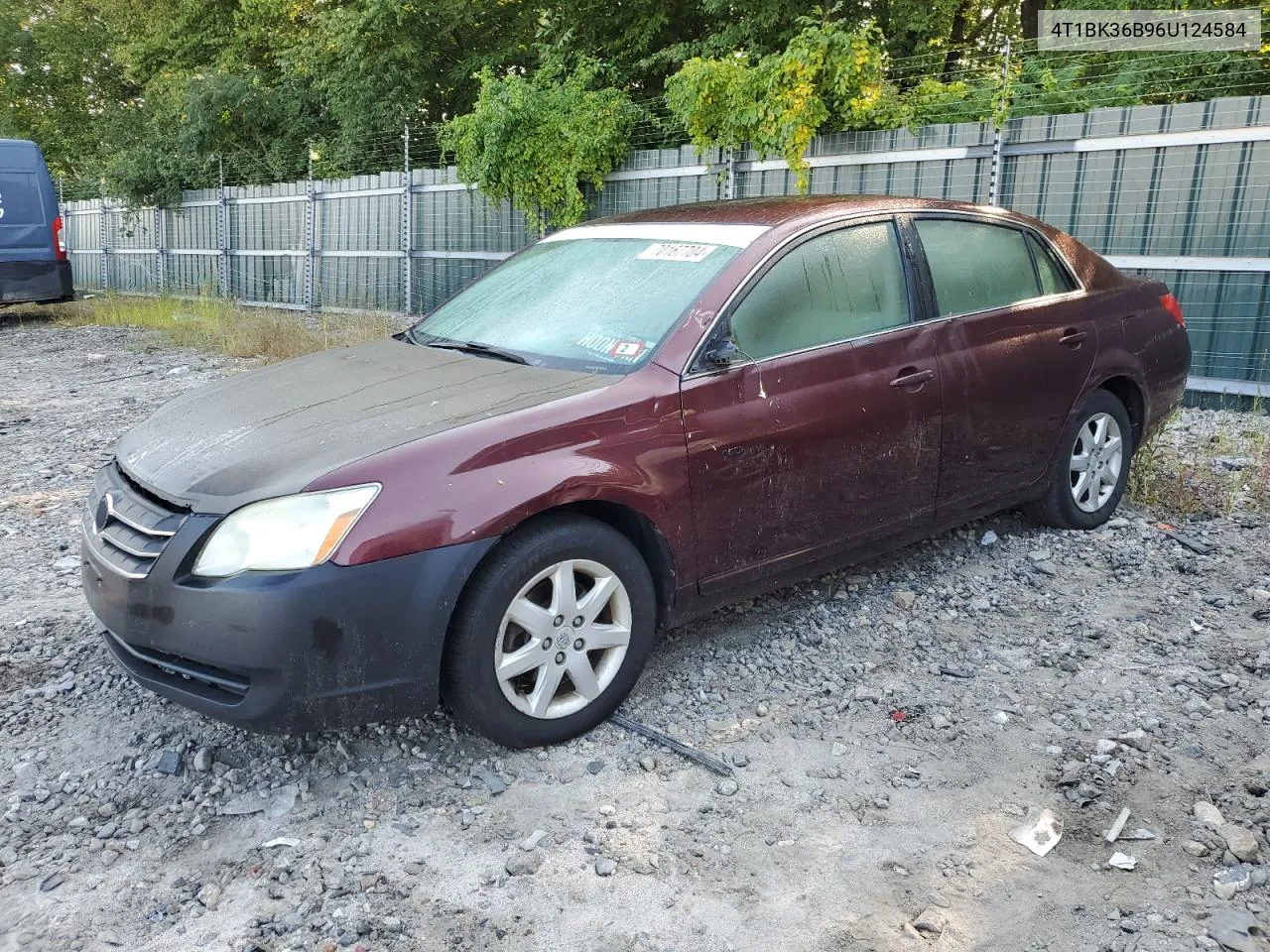 2006 Toyota Avalon Xl VIN: 4T1BK36B96U124584 Lot: 70167704