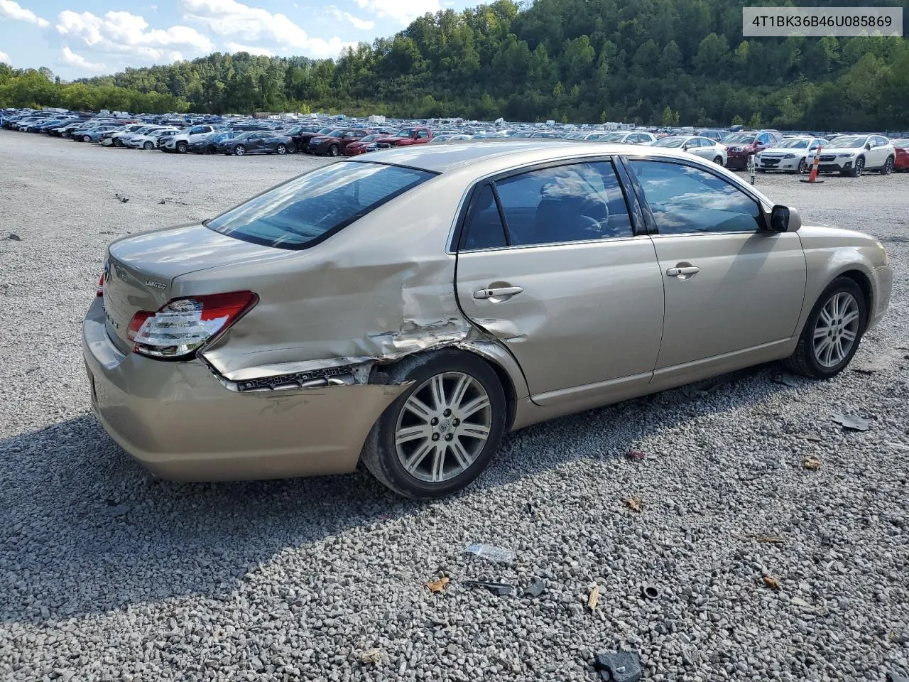 2006 Toyota Avalon Xl VIN: 4T1BK36B46U085869 Lot: 70493234