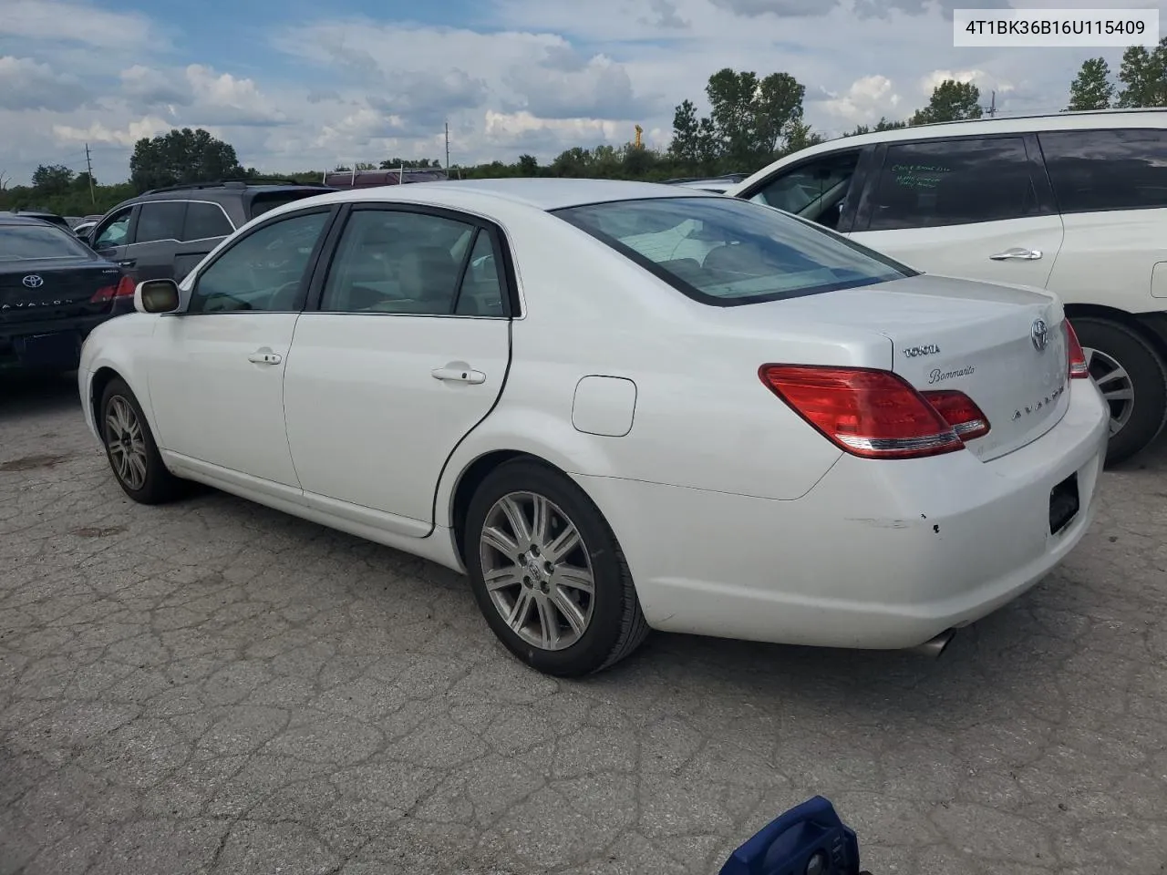 2006 Toyota Avalon Xl VIN: 4T1BK36B16U115409 Lot: 71448684