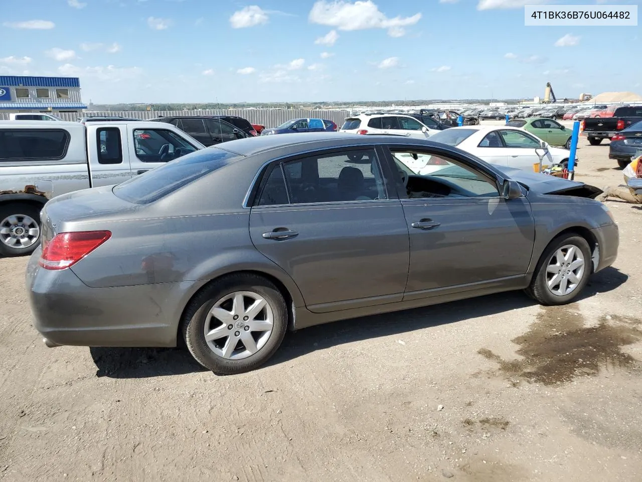 2006 Toyota Avalon Xl VIN: 4T1BK36B76U064482 Lot: 72090294