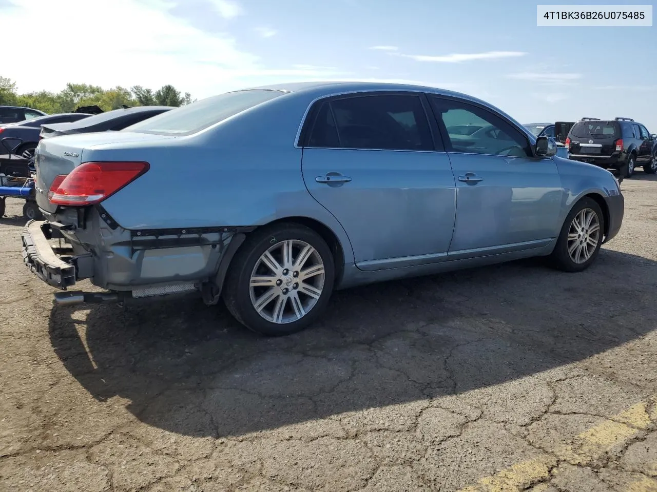 2006 Toyota Avalon Xl VIN: 4T1BK36B26U075485 Lot: 72096534