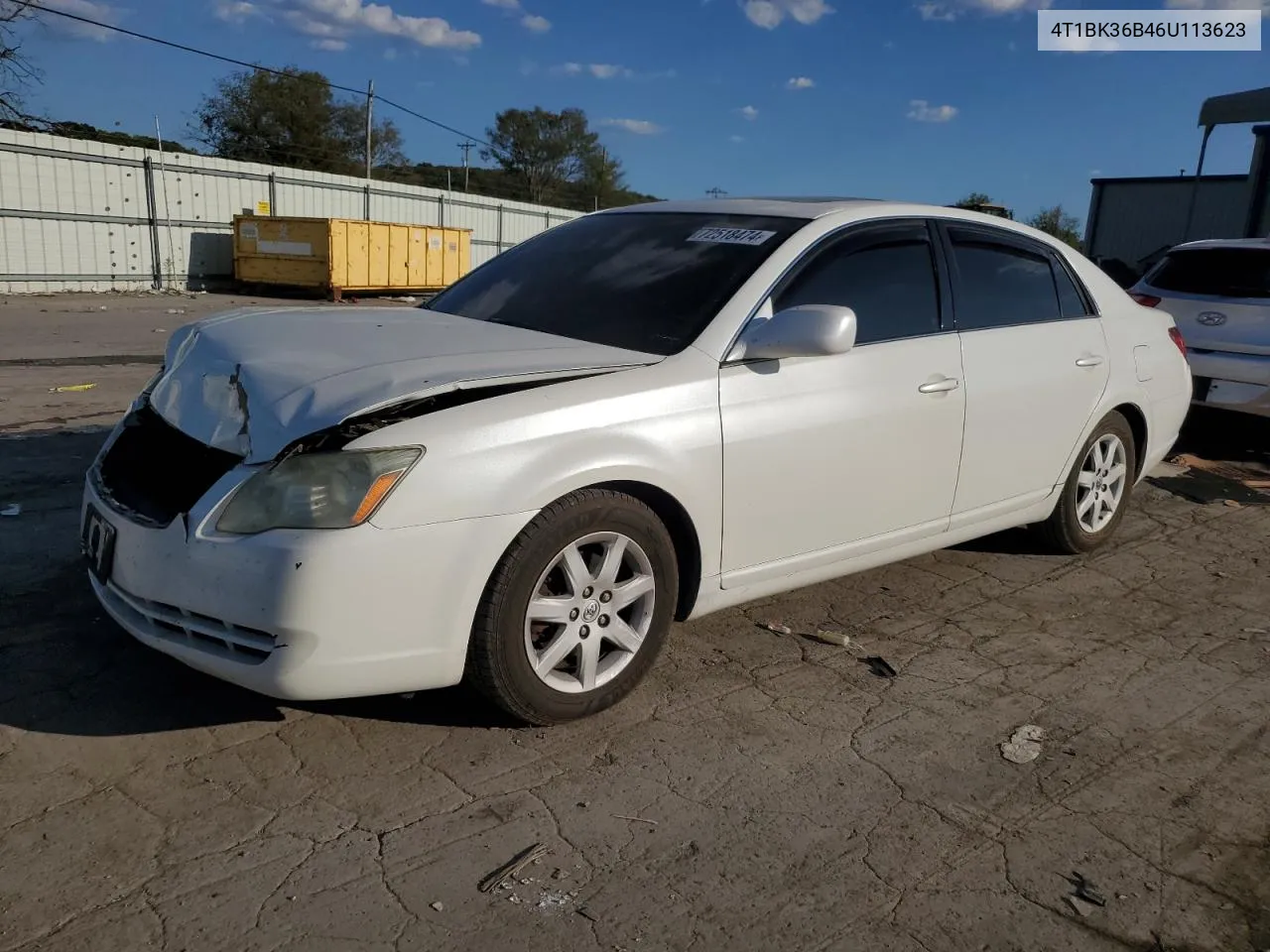 2006 Toyota Avalon Xl VIN: 4T1BK36B46U113623 Lot: 72518474