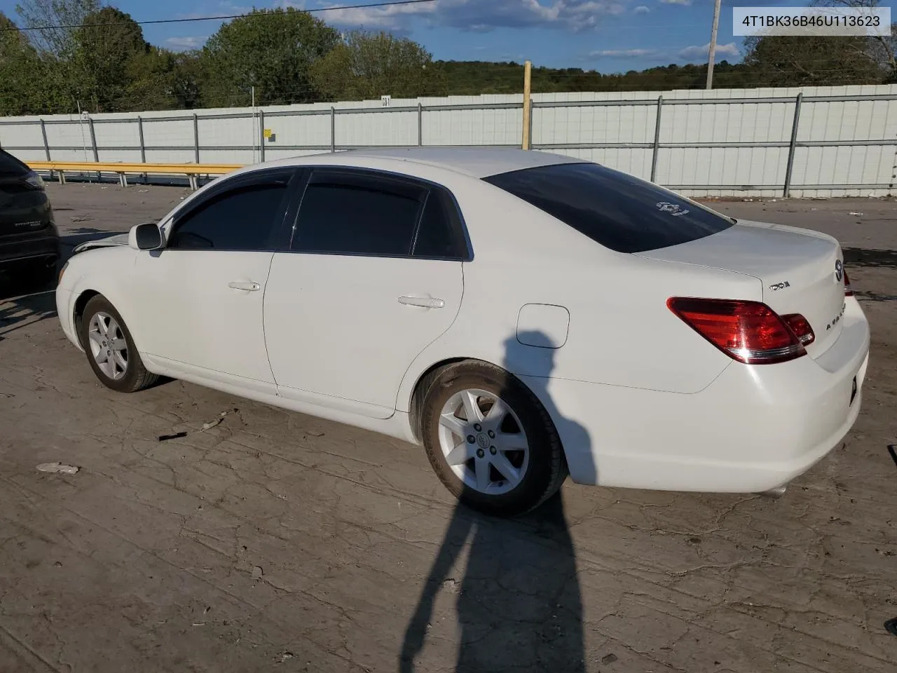 2006 Toyota Avalon Xl VIN: 4T1BK36B46U113623 Lot: 72518474