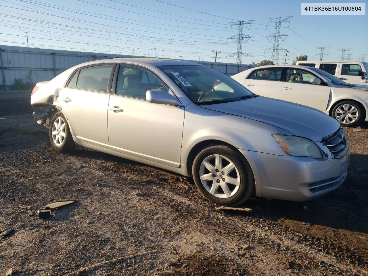 2006 Toyota Avalon Xl VIN: 4T1BK36B16U100604 Lot: 73138694