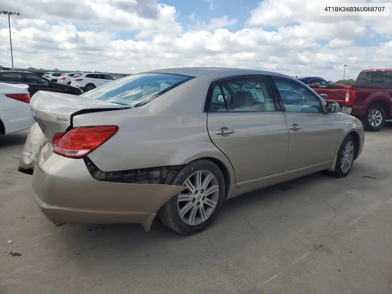 2006 Toyota Avalon Xl VIN: 4T1BK36B36U068707 Lot: 73236554