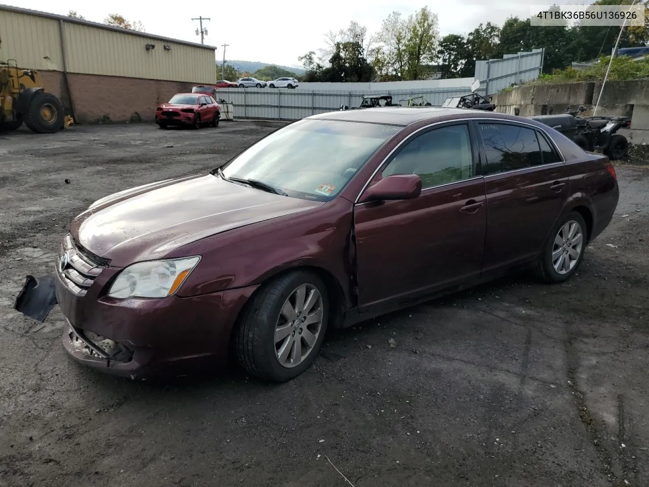 2006 Toyota Avalon Xl VIN: 4T1BK36B56U136926 Lot: 73952044