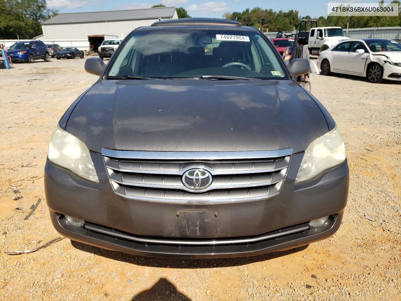 2006 Toyota Avalon Xl VIN: 4T1BK36BX6U063004 Lot: 74021954