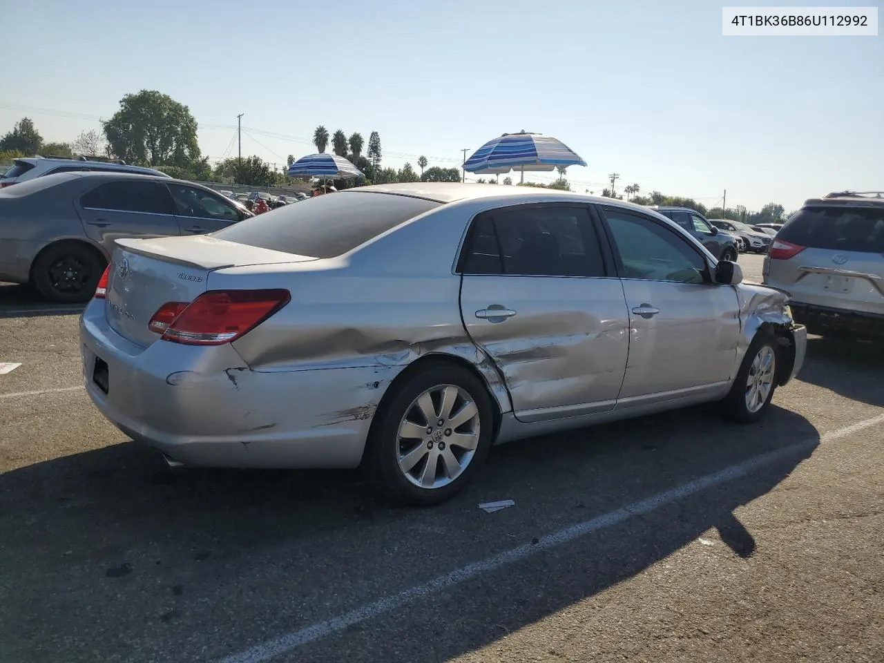 2006 Toyota Avalon Xl VIN: 4T1BK36B86U112992 Lot: 74325654