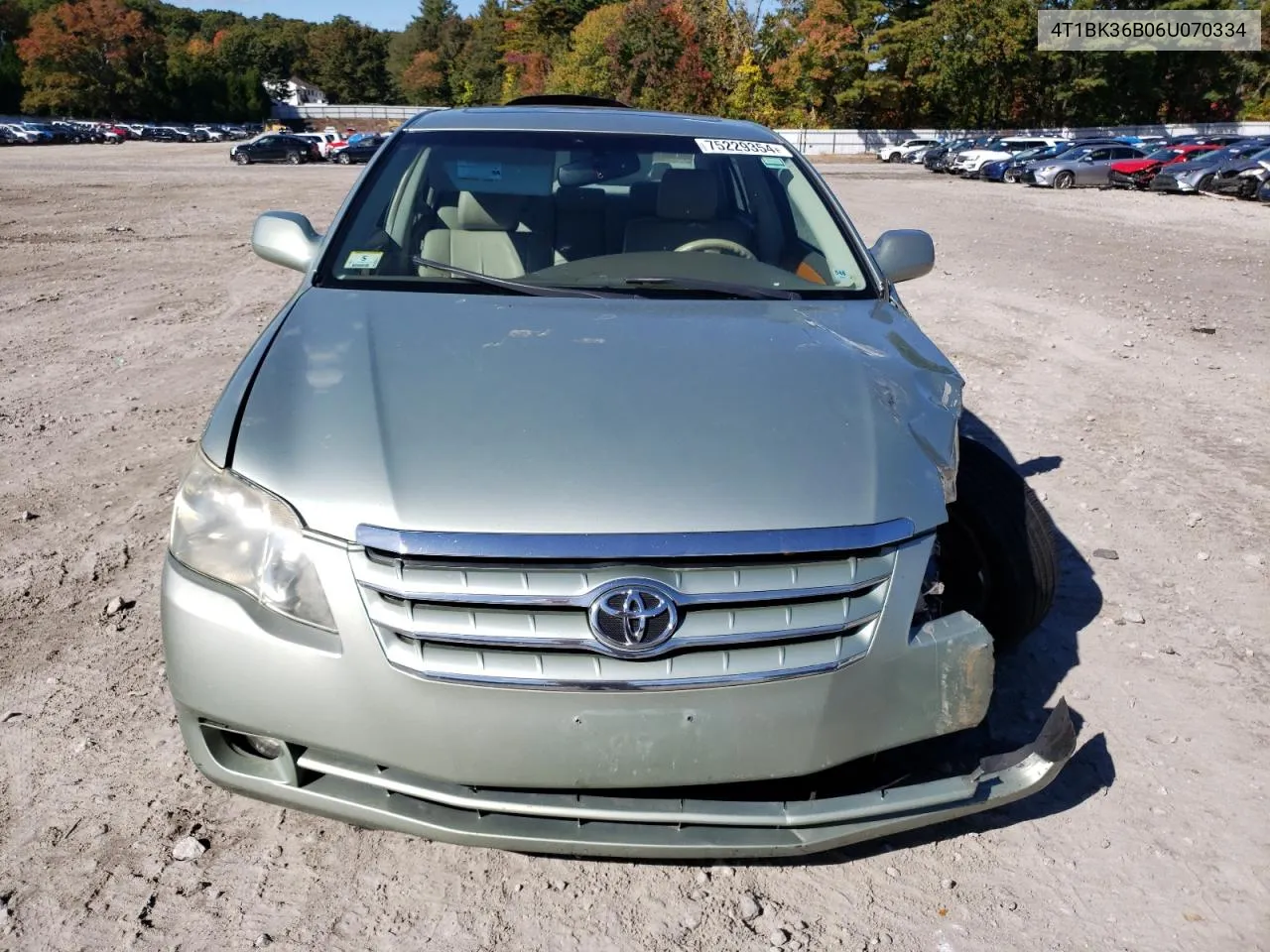 2006 Toyota Avalon Xl VIN: 4T1BK36B06U070334 Lot: 75229354