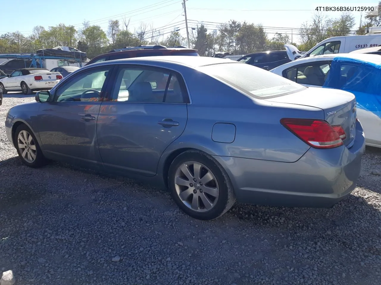 2006 Toyota Avalon Xl VIN: 4T1BK36B36U125990 Lot: 75390254