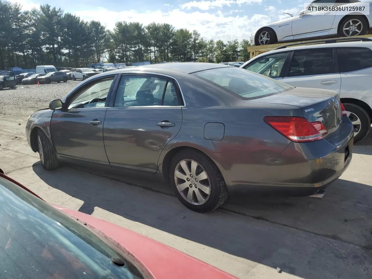 2006 Toyota Avalon Xl VIN: 4T1BK36B36U125987 Lot: 75423504