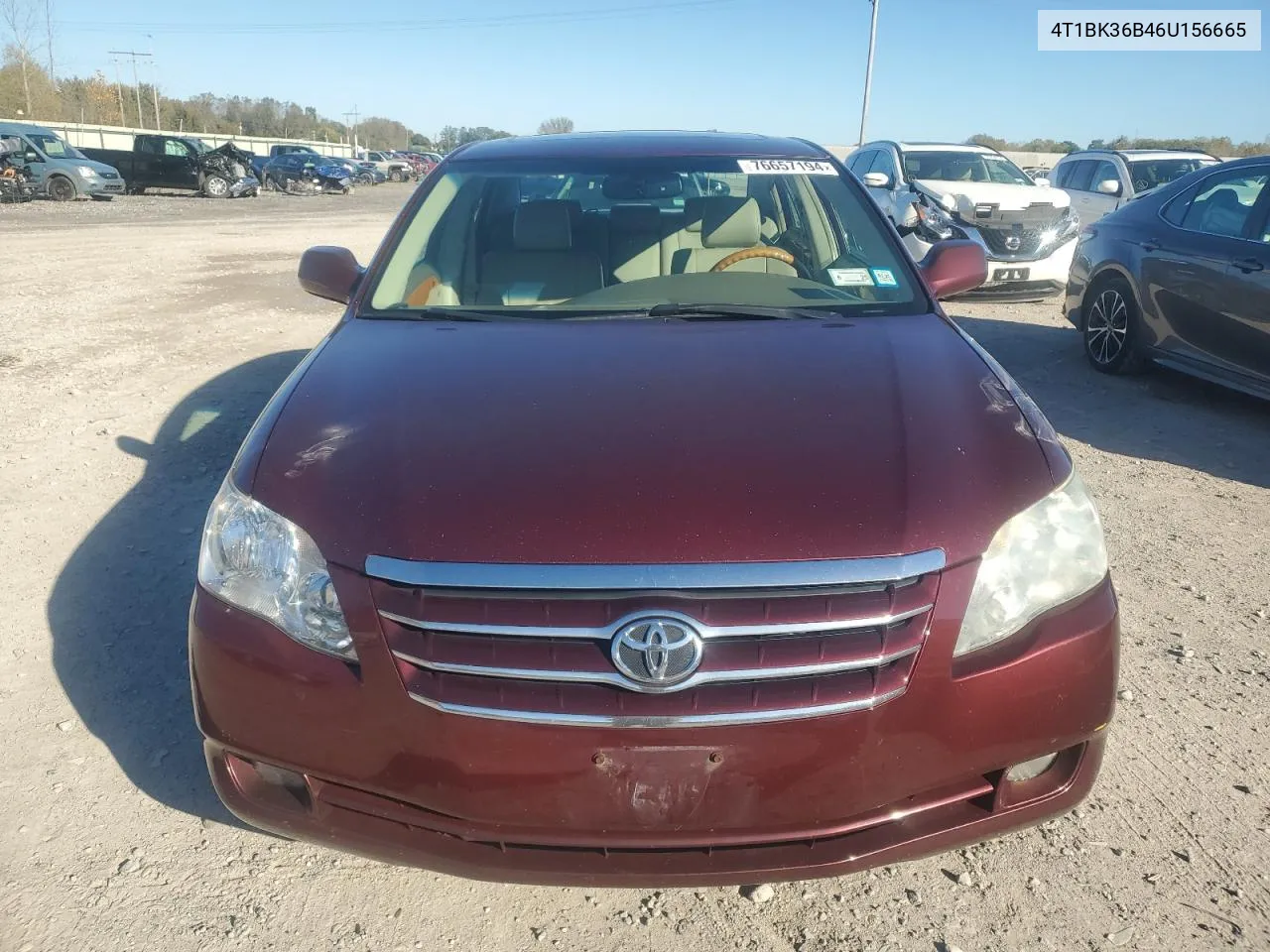 2006 Toyota Avalon Xl VIN: 4T1BK36B46U156665 Lot: 76657194