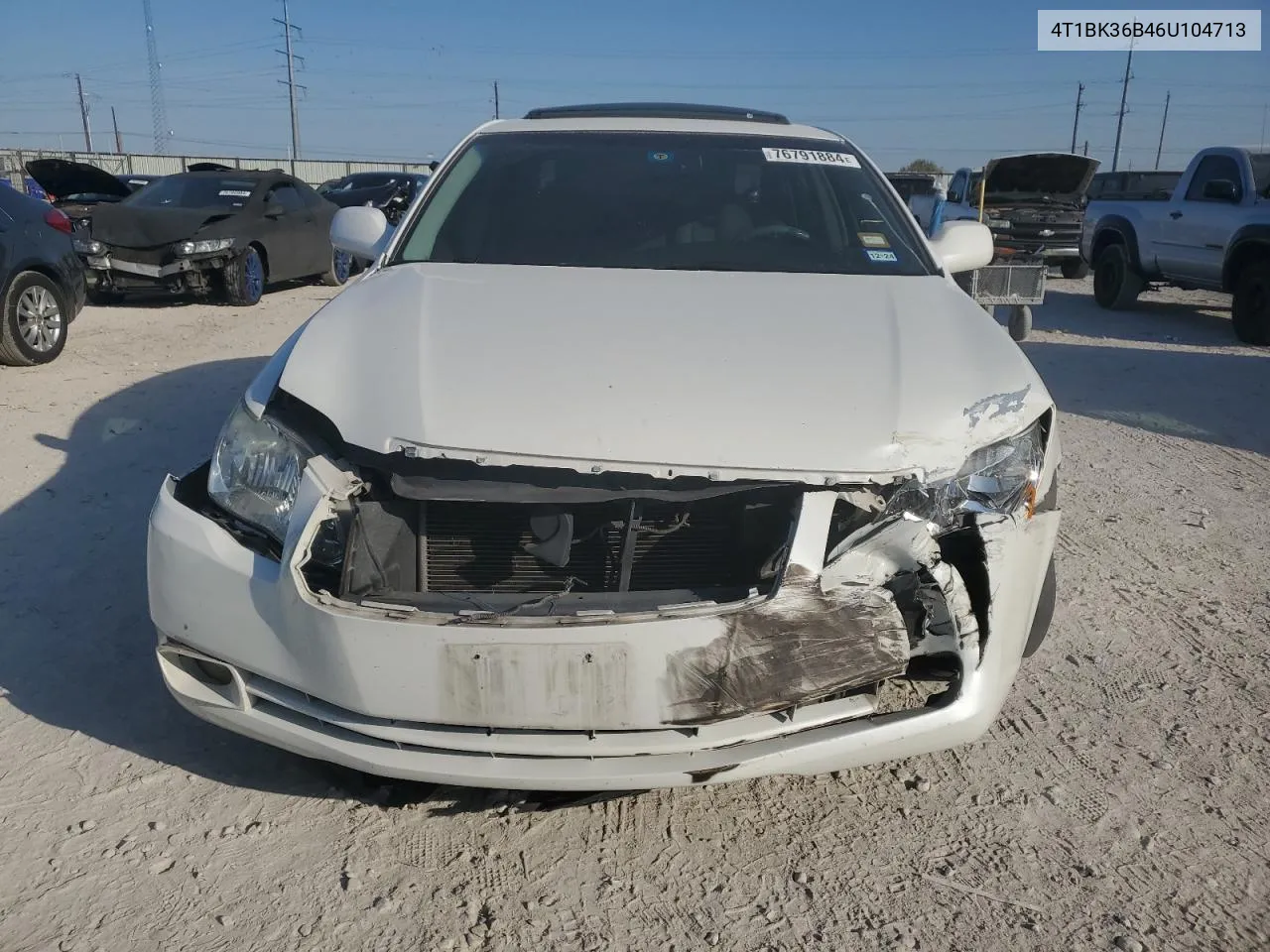 2006 Toyota Avalon Xl VIN: 4T1BK36B46U104713 Lot: 76791884