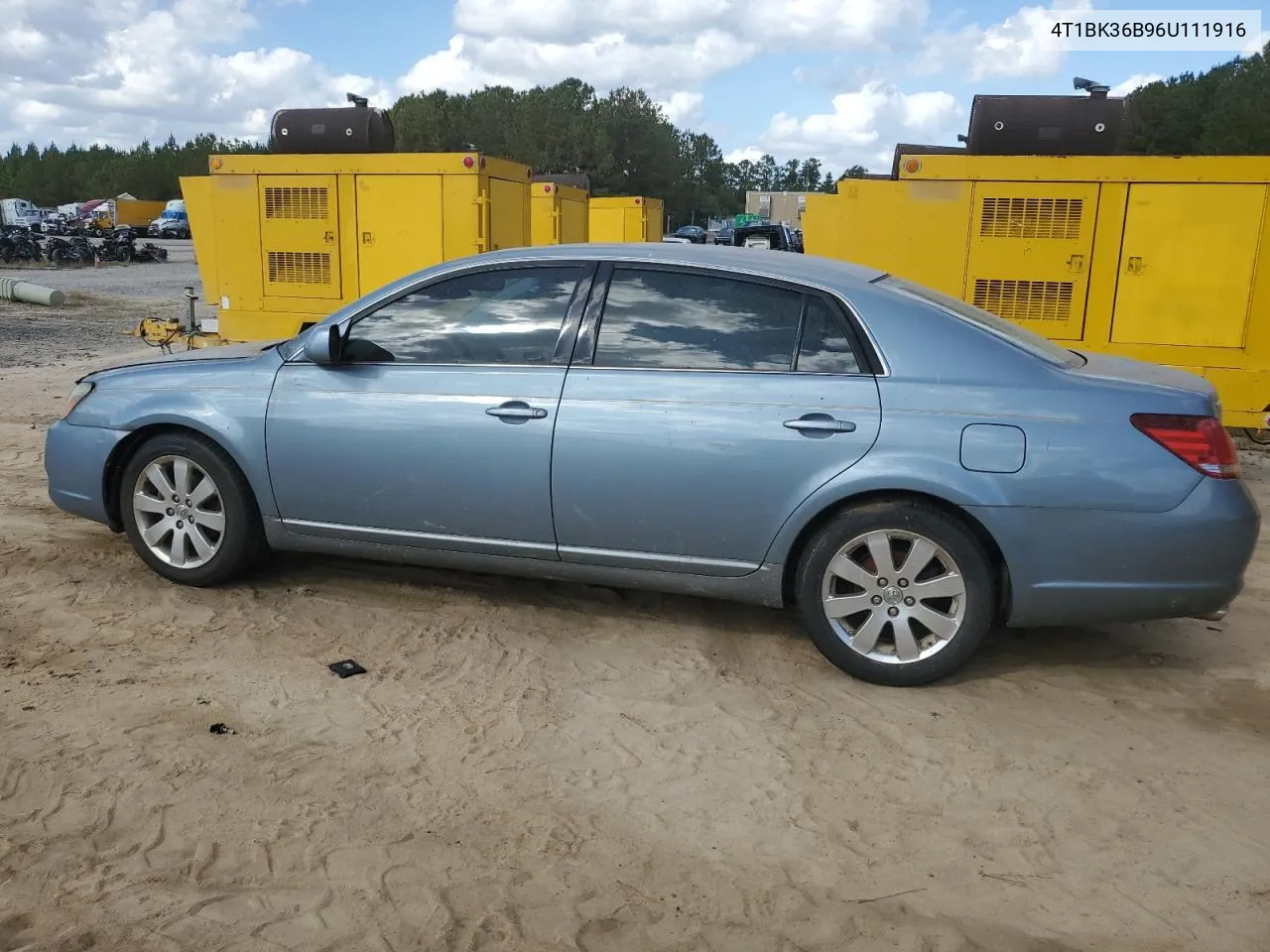 4T1BK36B96U111916 2006 Toyota Avalon Xl