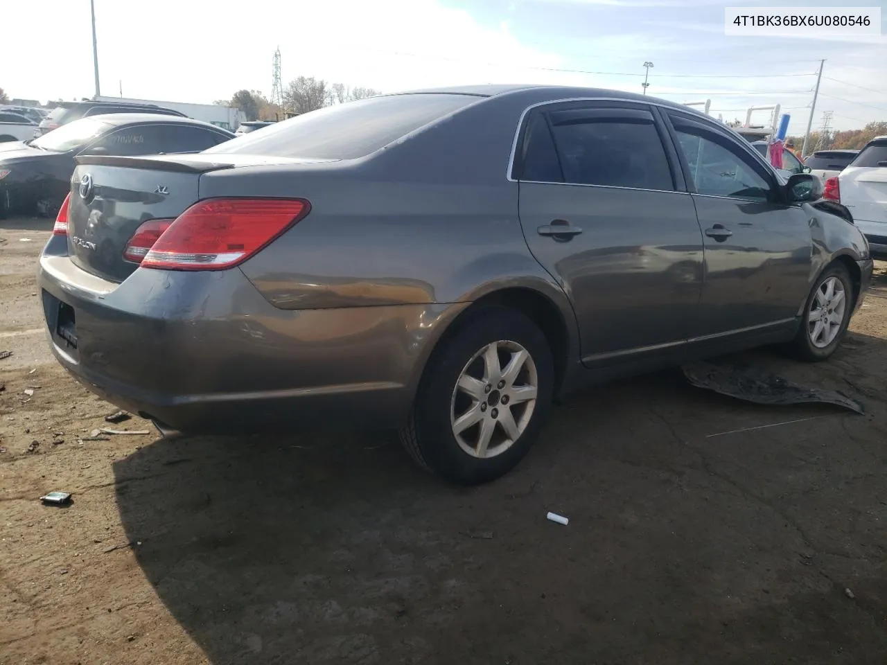 2006 Toyota Avalon Xl VIN: 4T1BK36BX6U080546 Lot: 77200604