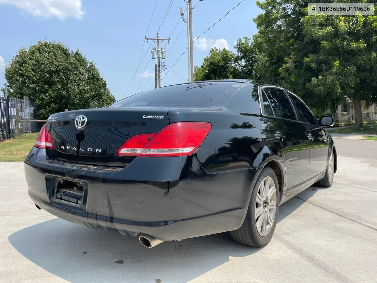 2006 Toyota Avalon Xl VIN: 4T1BK36B66U119696 Lot: 77264464