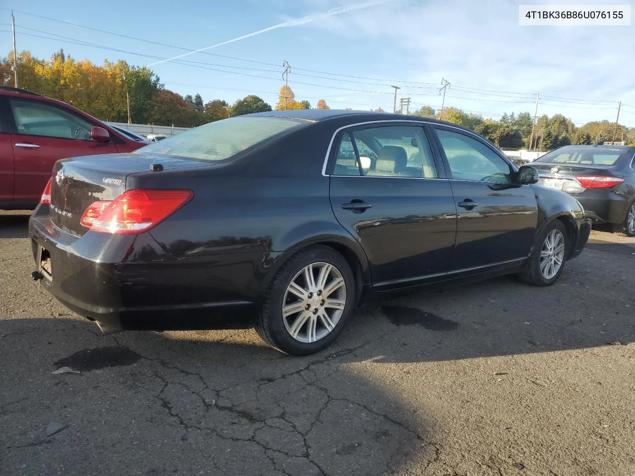 2006 Toyota Avalon Xl VIN: 4T1BK36B86U076155 Lot: 77432254