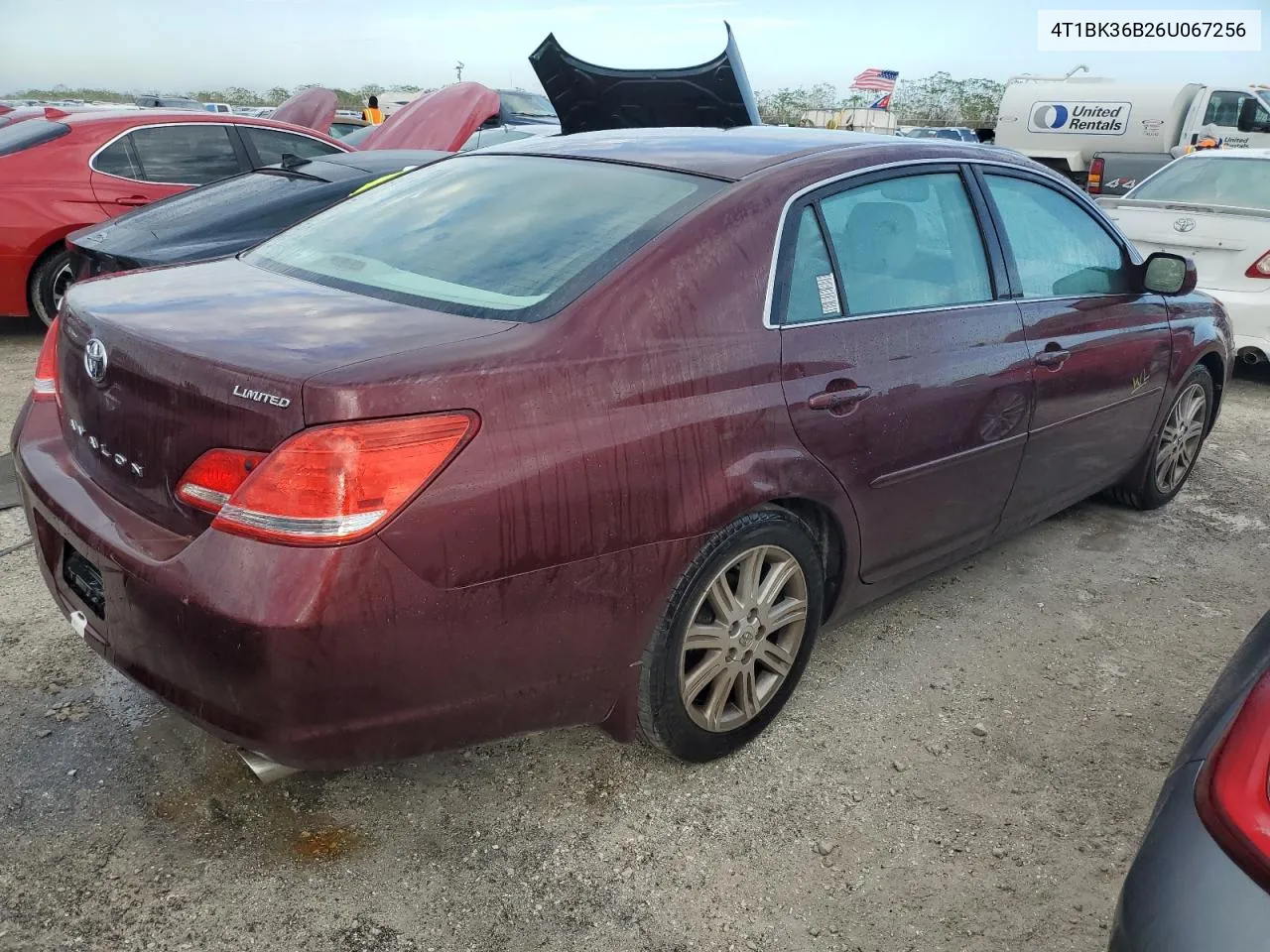 2006 Toyota Avalon Xl VIN: 4T1BK36B26U067256 Lot: 77452814