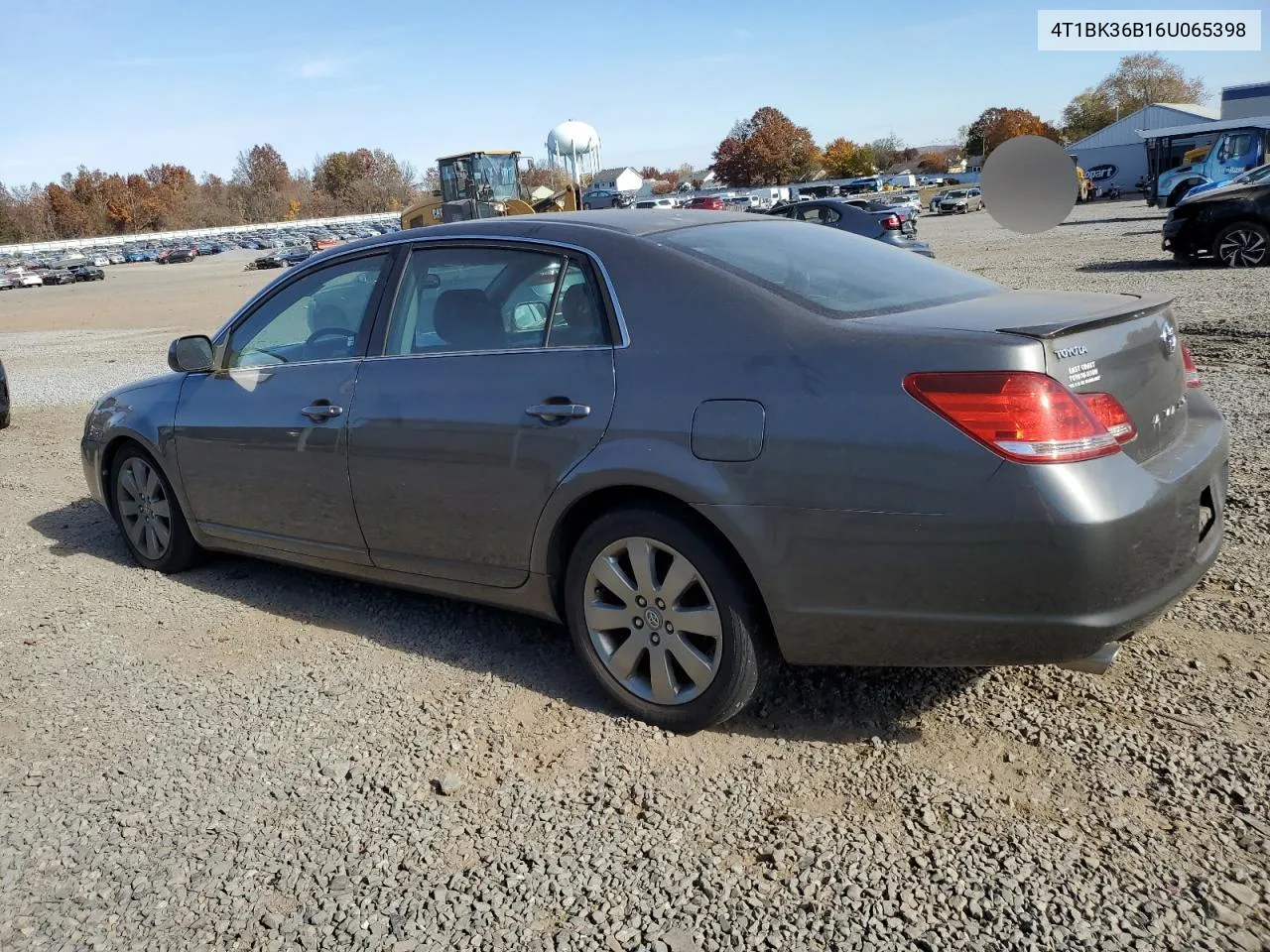 2006 Toyota Avalon Xl VIN: 4T1BK36B16U065398 Lot: 78075224