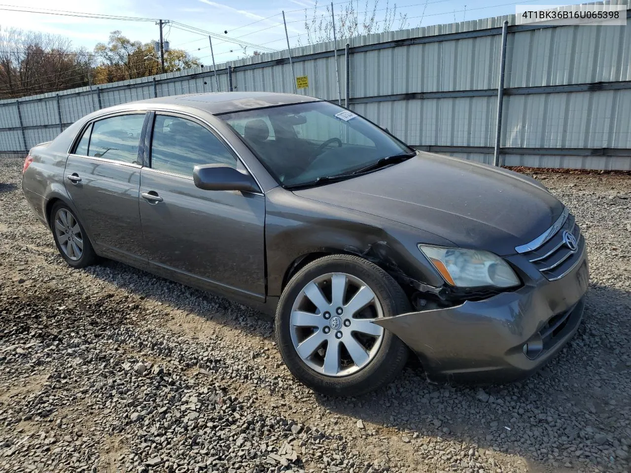 2006 Toyota Avalon Xl VIN: 4T1BK36B16U065398 Lot: 78075224