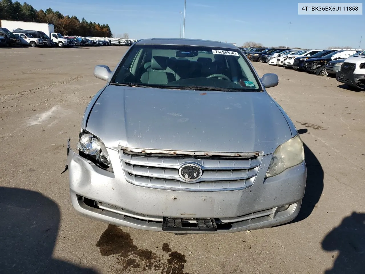 2006 Toyota Avalon Xl VIN: 4T1BK36BX6U111858 Lot: 78696894