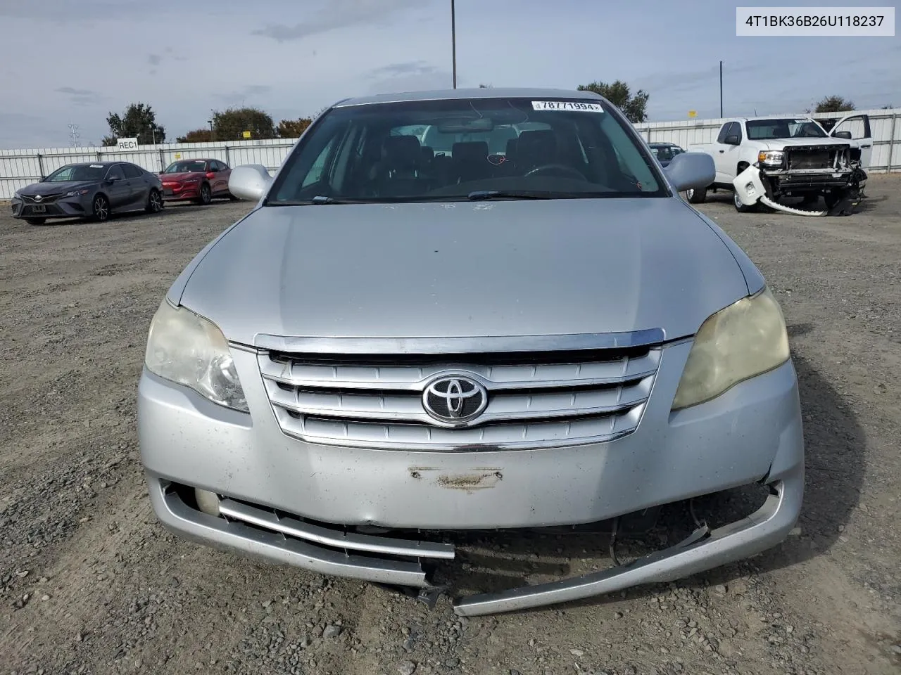 2006 Toyota Avalon Xl VIN: 4T1BK36B26U118237 Lot: 78771994