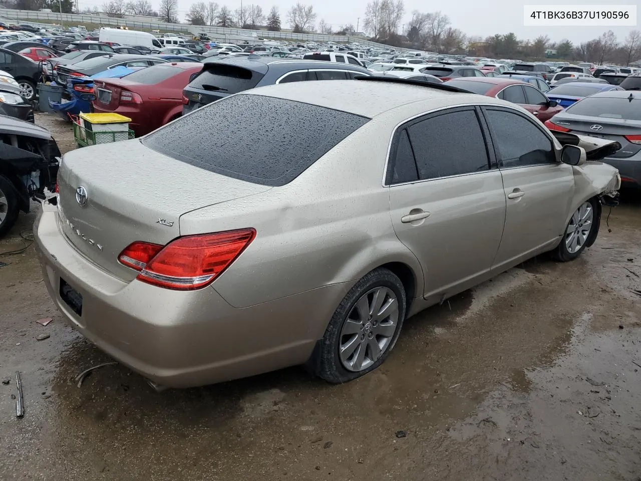 2007 Toyota Avalon Xl VIN: 4T1BK36B37U190596 Lot: 37142954