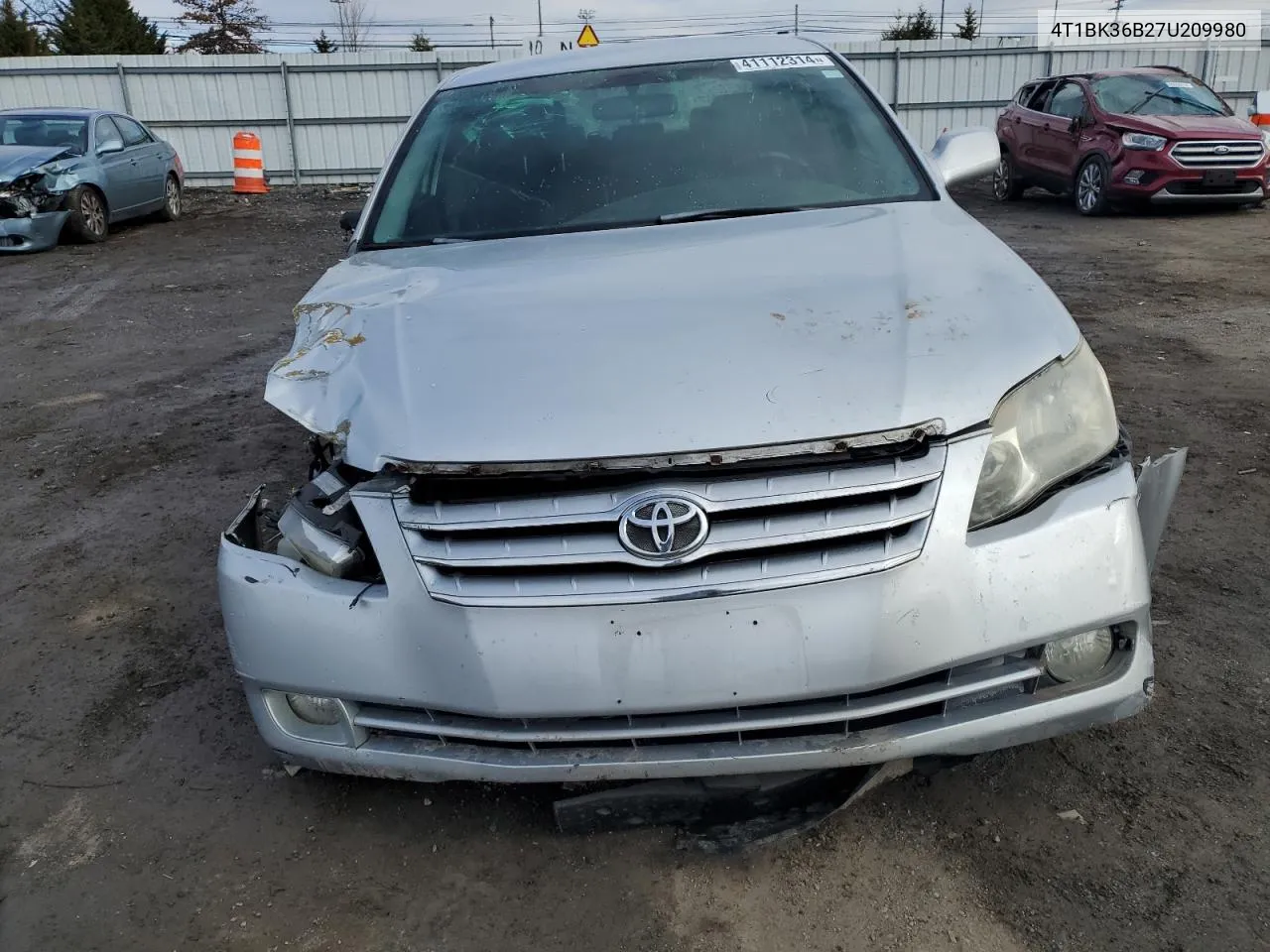 2007 Toyota Avalon Xl VIN: 4T1BK36B27U209980 Lot: 41112314