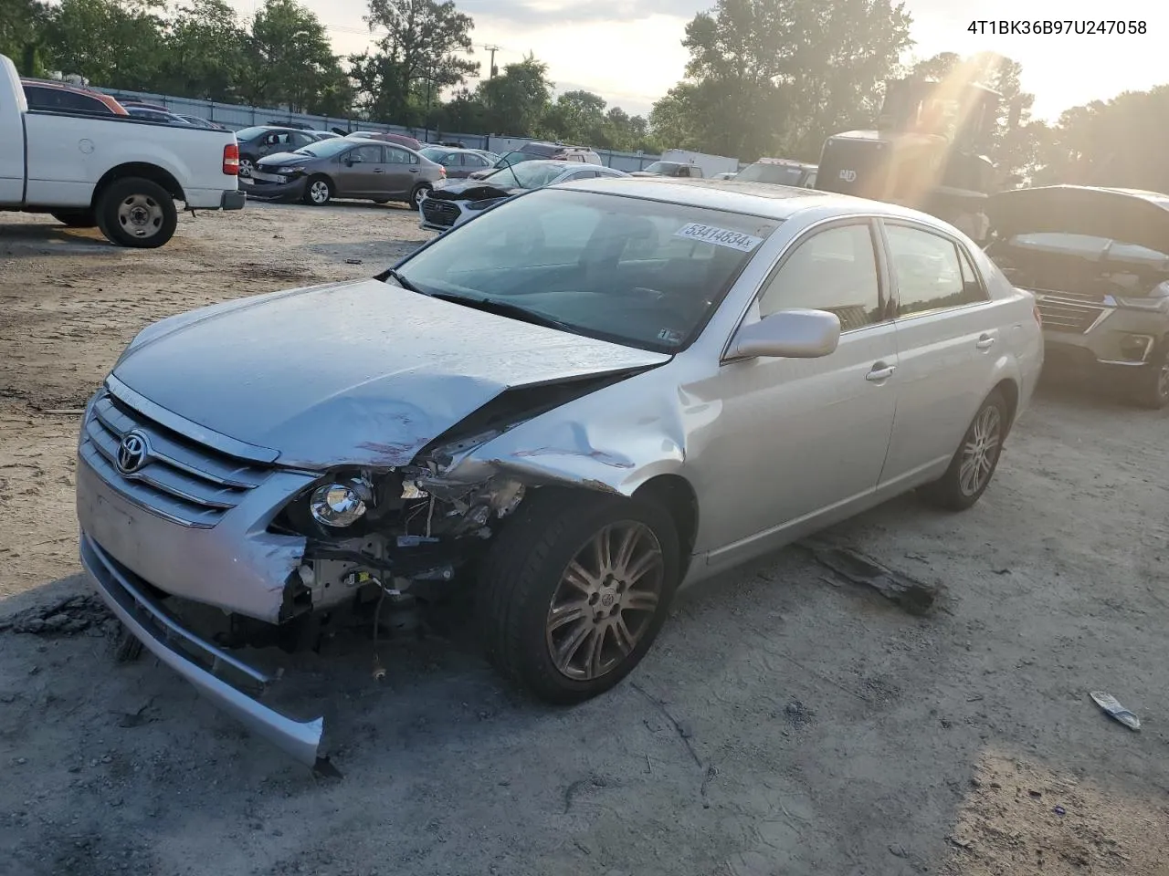 2007 Toyota Avalon Xl VIN: 4T1BK36B97U247058 Lot: 53414834