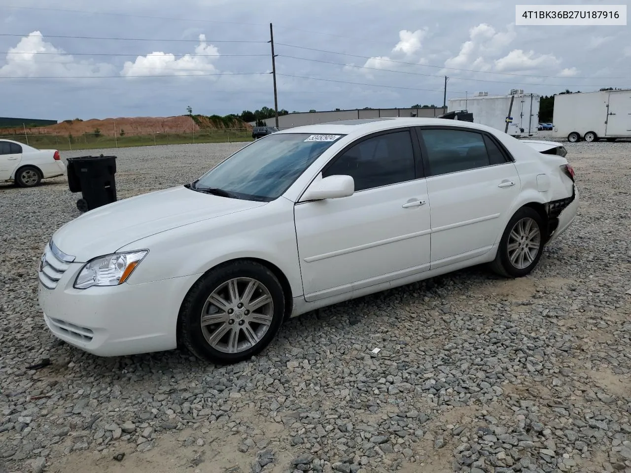 2007 Toyota Avalon Xl VIN: 4T1BK36B27U187916 Lot: 53452924