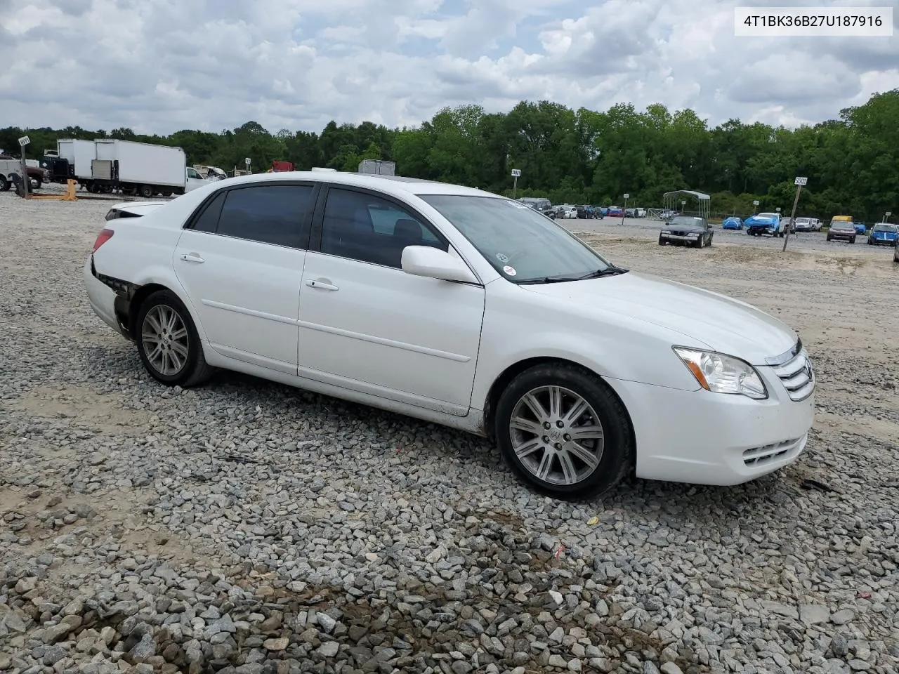 2007 Toyota Avalon Xl VIN: 4T1BK36B27U187916 Lot: 53452924