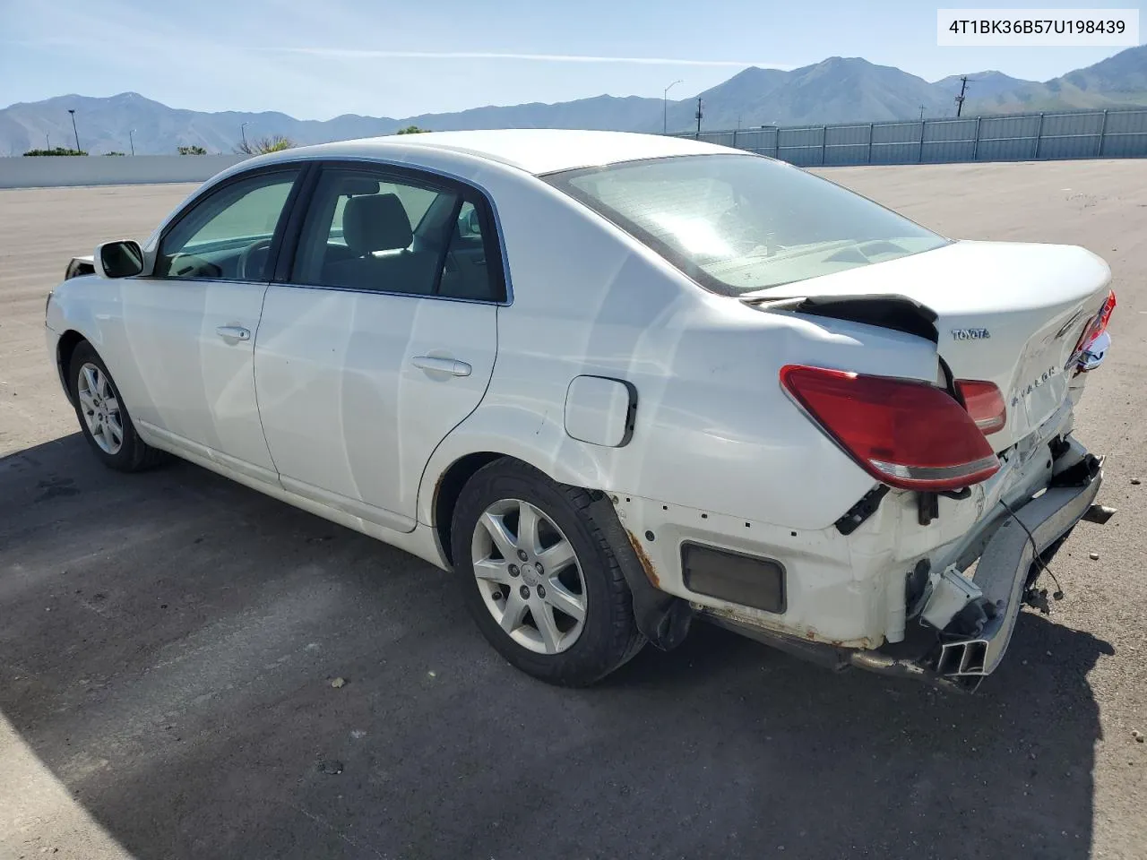 2007 Toyota Avalon Xl VIN: 4T1BK36B57U198439 Lot: 57111504