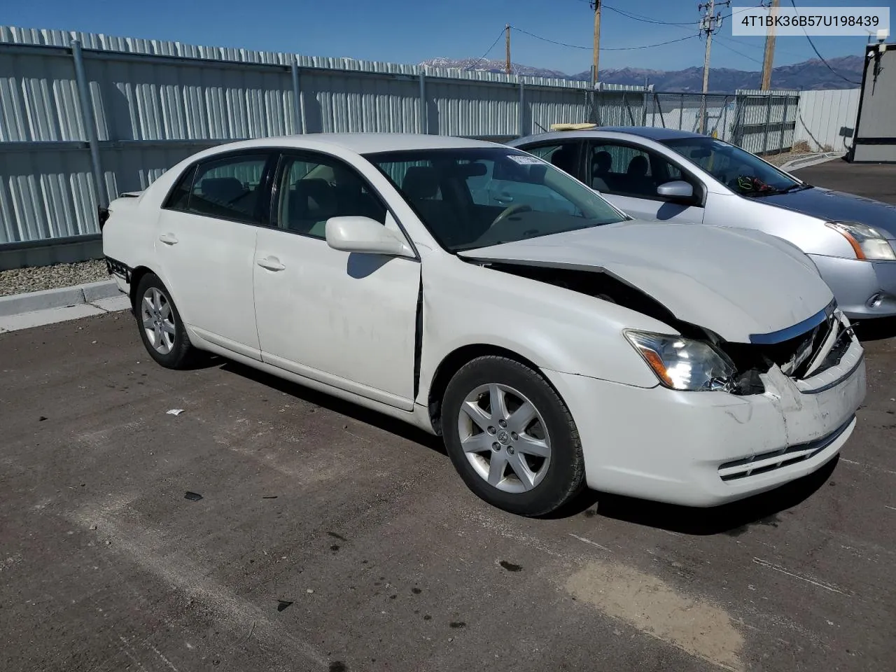 2007 Toyota Avalon Xl VIN: 4T1BK36B57U198439 Lot: 57111504