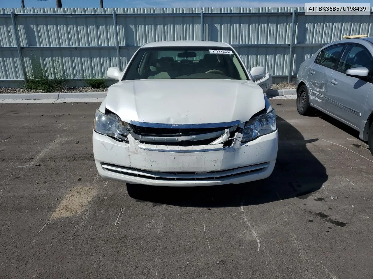 2007 Toyota Avalon Xl VIN: 4T1BK36B57U198439 Lot: 57111504