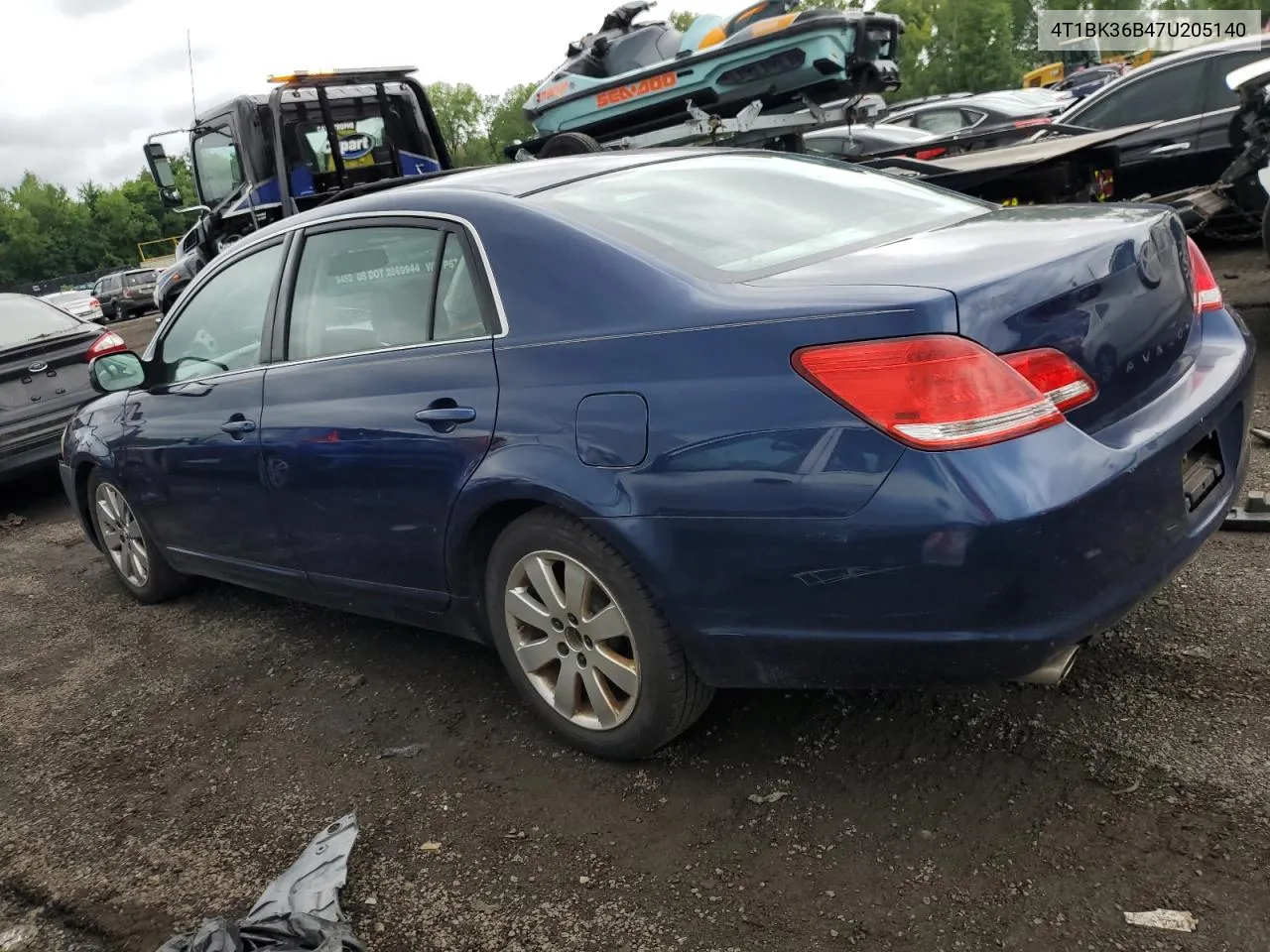 2007 Toyota Avalon Xl VIN: 4T1BK36B47U205140 Lot: 64221104