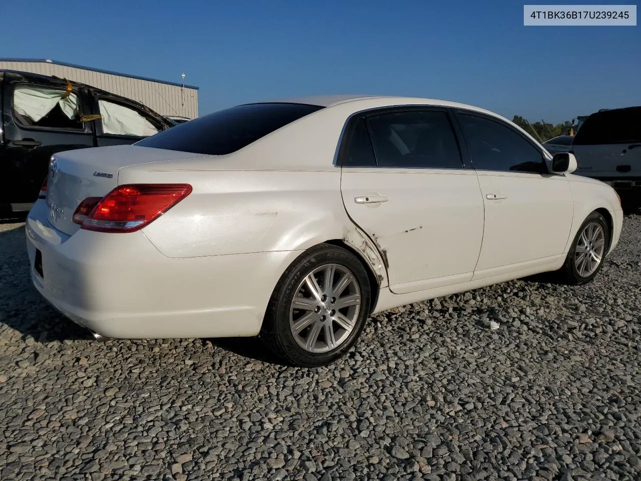 2007 Toyota Avalon Xl VIN: 4T1BK36B17U239245 Lot: 68978434