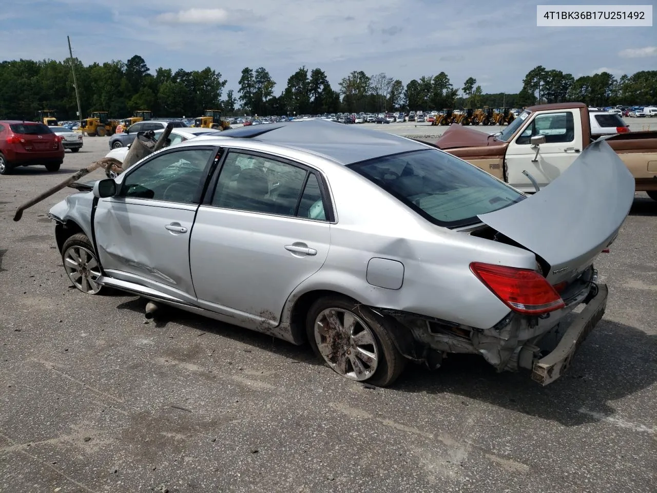 2007 Toyota Avalon Xl VIN: 4T1BK36B17U251492 Lot: 70166314