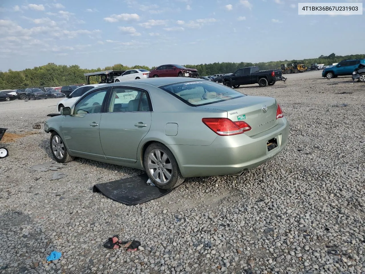 2007 Toyota Avalon Xl VIN: 4T1BK36B67U231903 Lot: 70724304