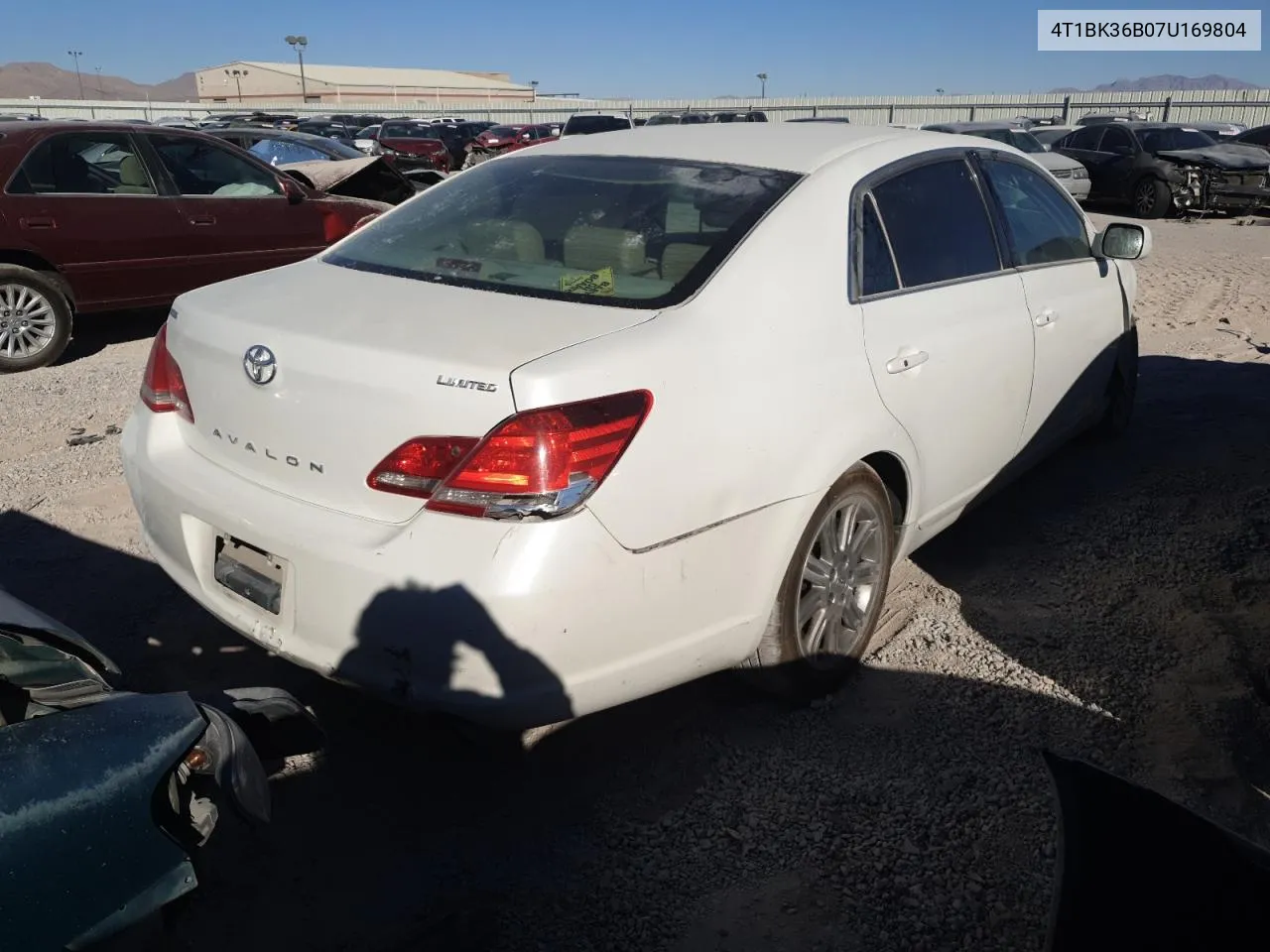 2007 Toyota Avalon Xl VIN: 4T1BK36B07U169804 Lot: 71383794