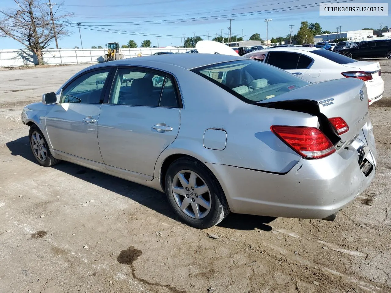 2007 Toyota Avalon Xl VIN: 4T1BK36B97U240319 Lot: 71573344