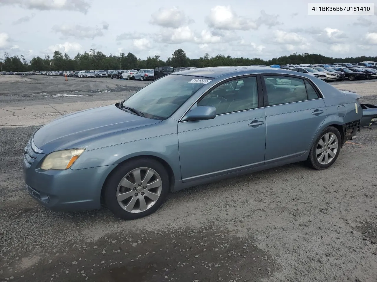 2007 Toyota Avalon Xl VIN: 4T1BK36B67U181410 Lot: 71916524