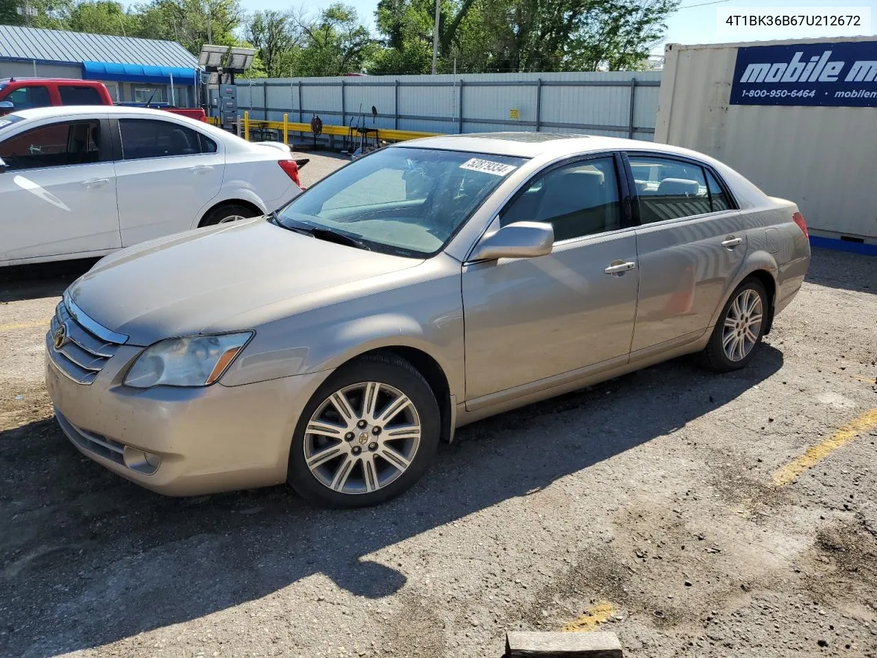 2007 Toyota Avalon Xl VIN: 4T1BK36B67U212672 Lot: 71968534