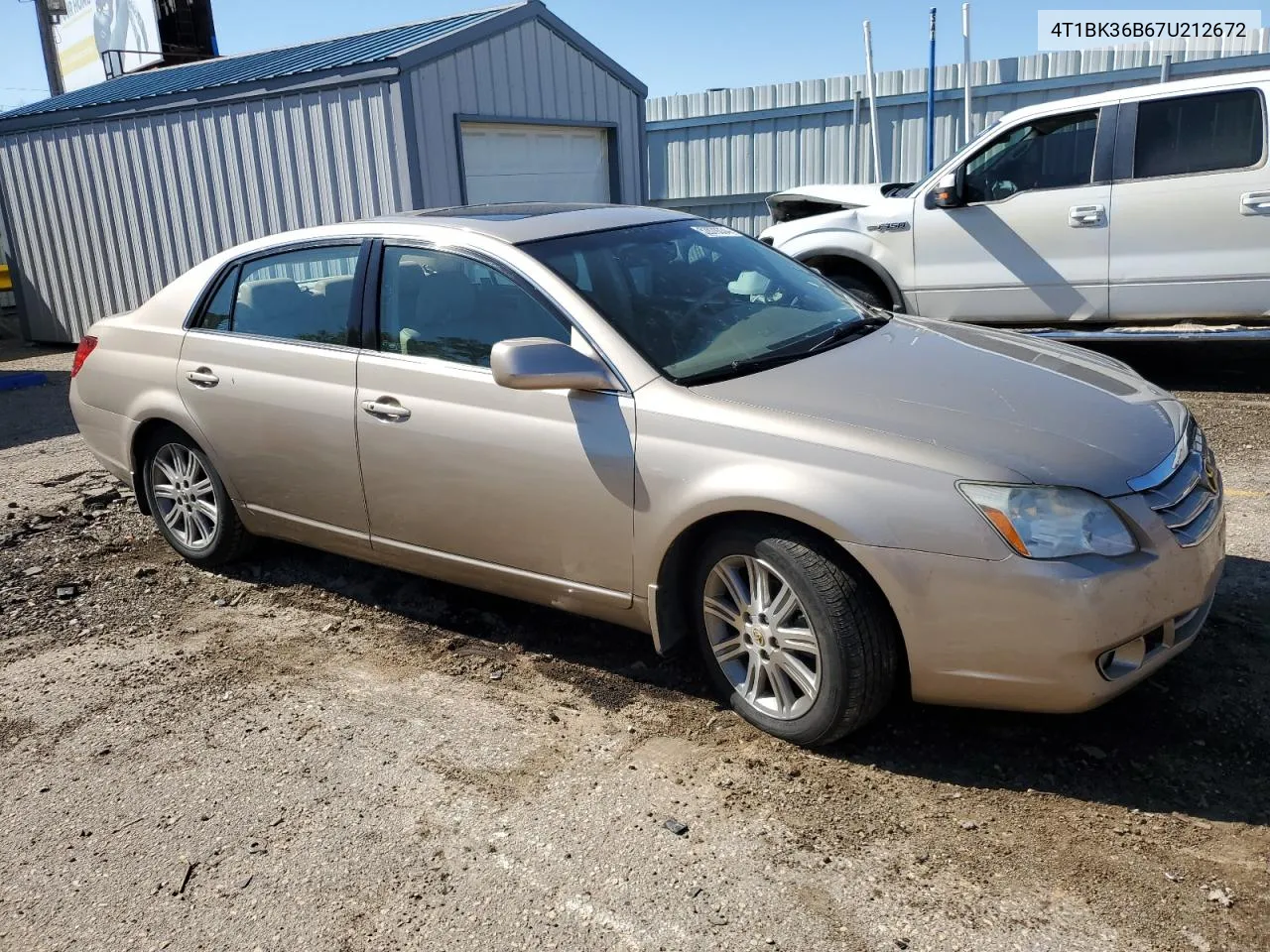 2007 Toyota Avalon Xl VIN: 4T1BK36B67U212672 Lot: 71968534