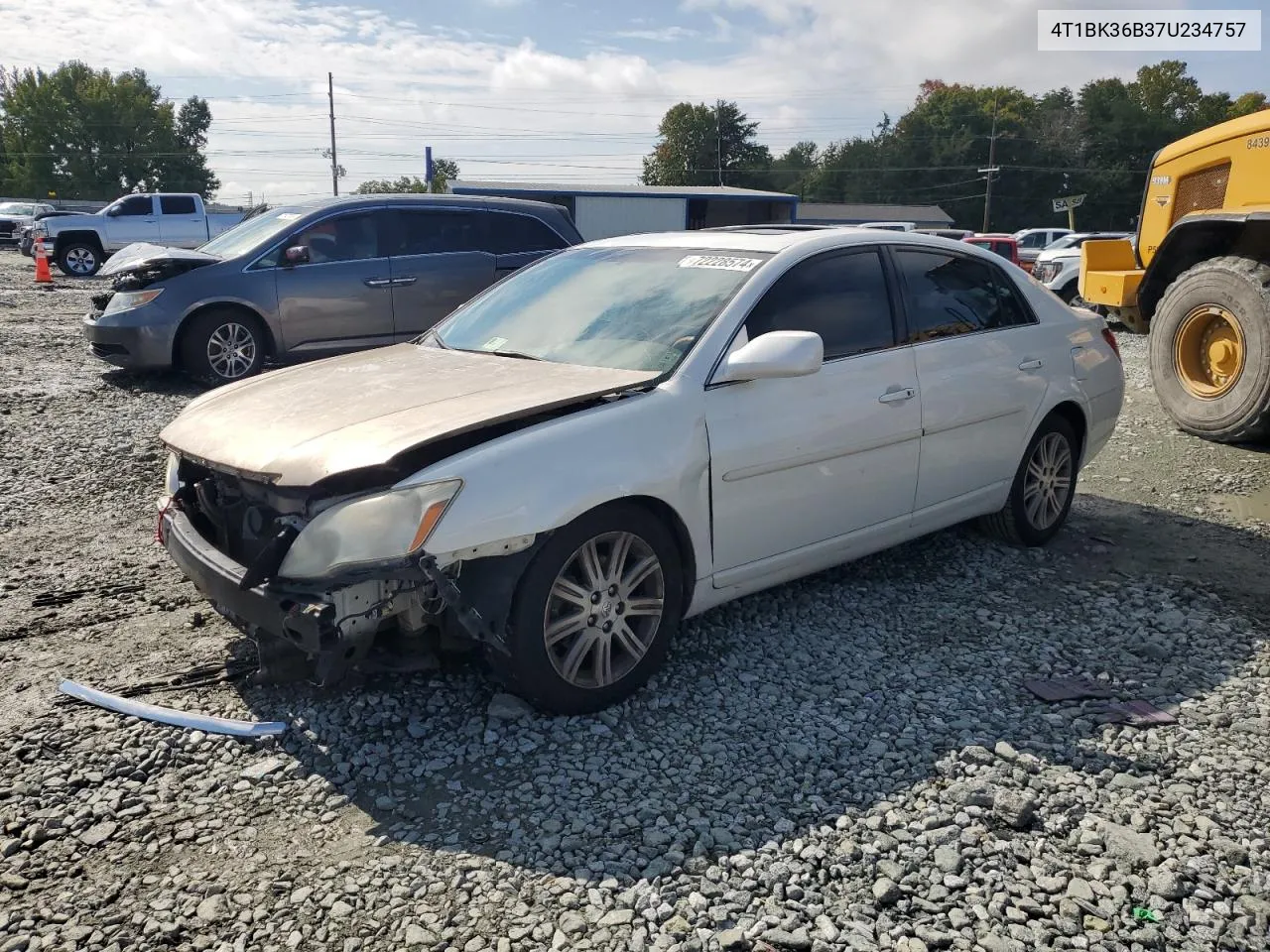 2007 Toyota Avalon Xl VIN: 4T1BK36B37U234757 Lot: 72228574