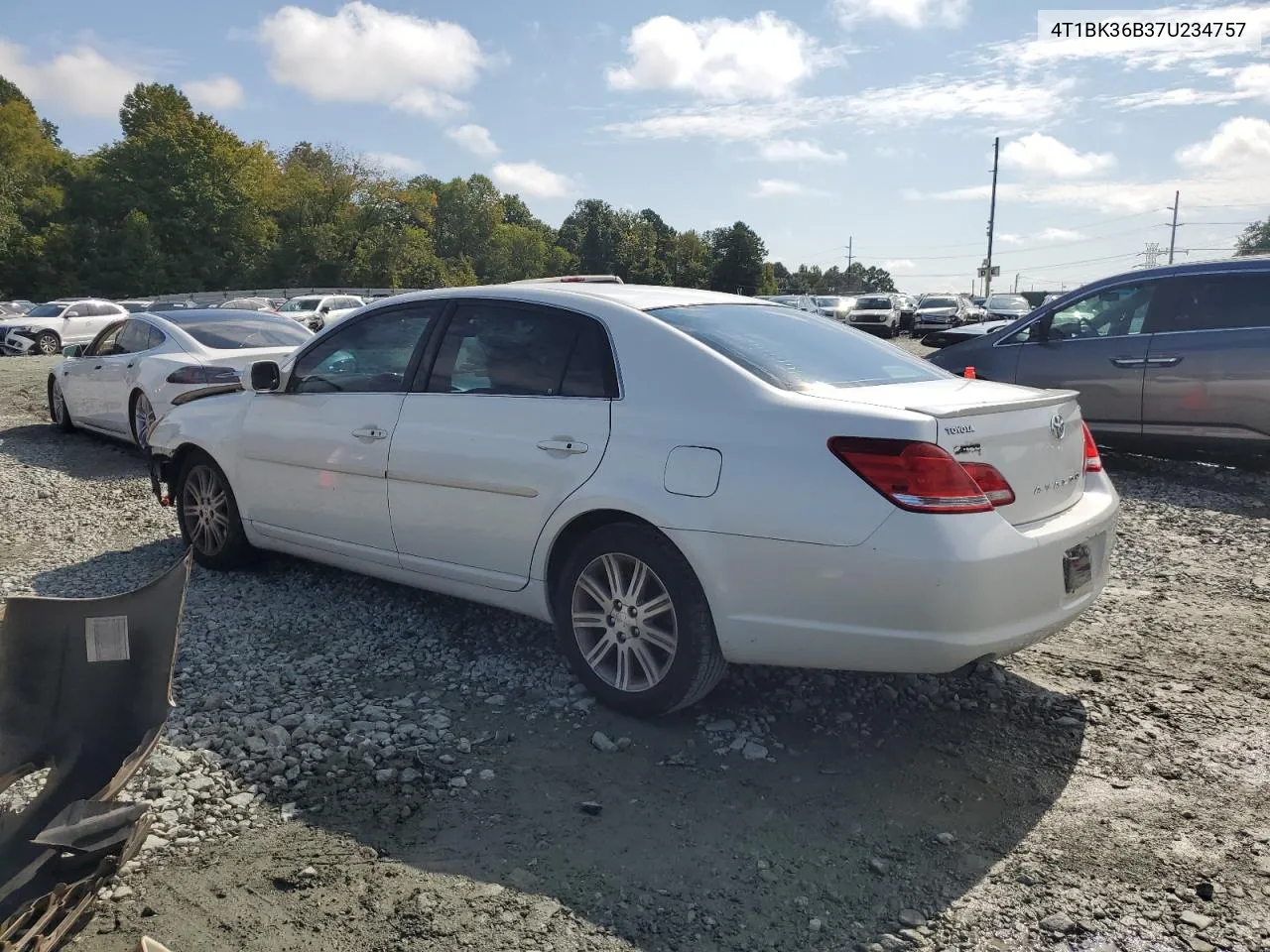 2007 Toyota Avalon Xl VIN: 4T1BK36B37U234757 Lot: 72228574