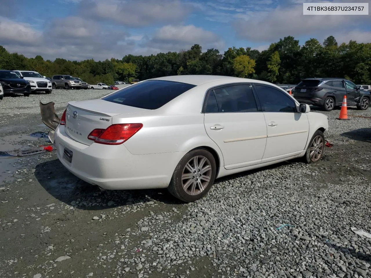 2007 Toyota Avalon Xl VIN: 4T1BK36B37U234757 Lot: 72228574