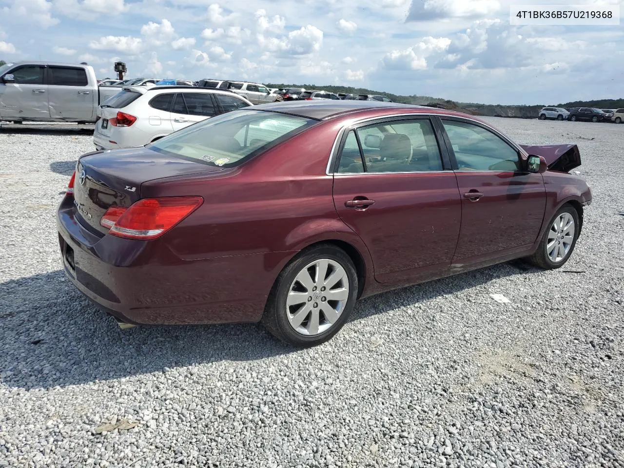 2007 Toyota Avalon Xl VIN: 4T1BK36B57U219368 Lot: 72372184