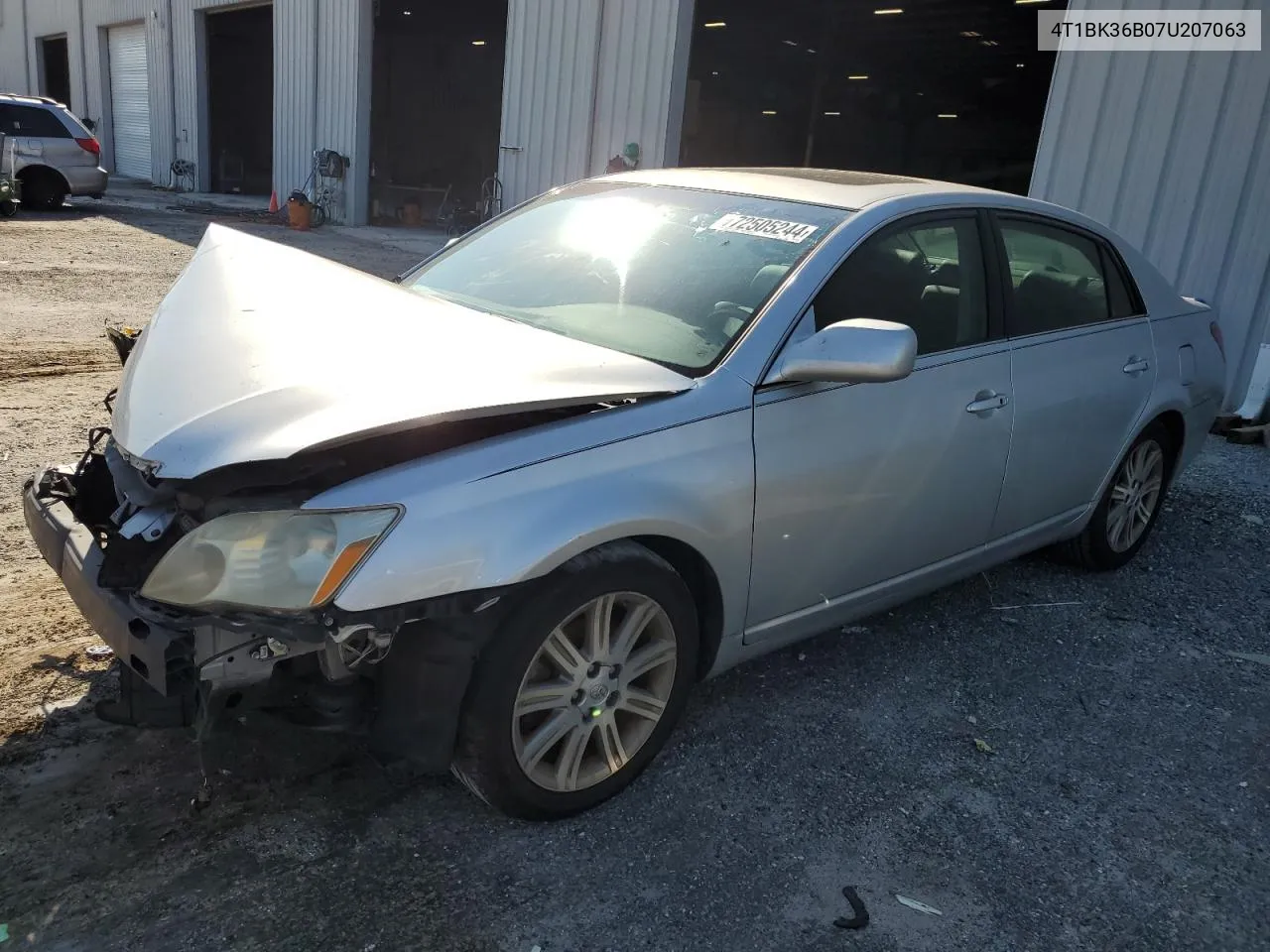 2007 Toyota Avalon Xl VIN: 4T1BK36B07U207063 Lot: 72505244