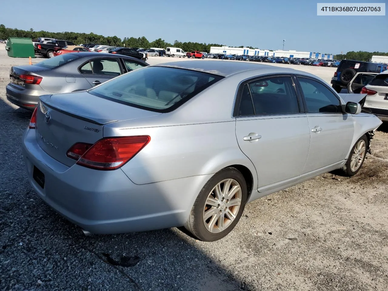 2007 Toyota Avalon Xl VIN: 4T1BK36B07U207063 Lot: 72505244